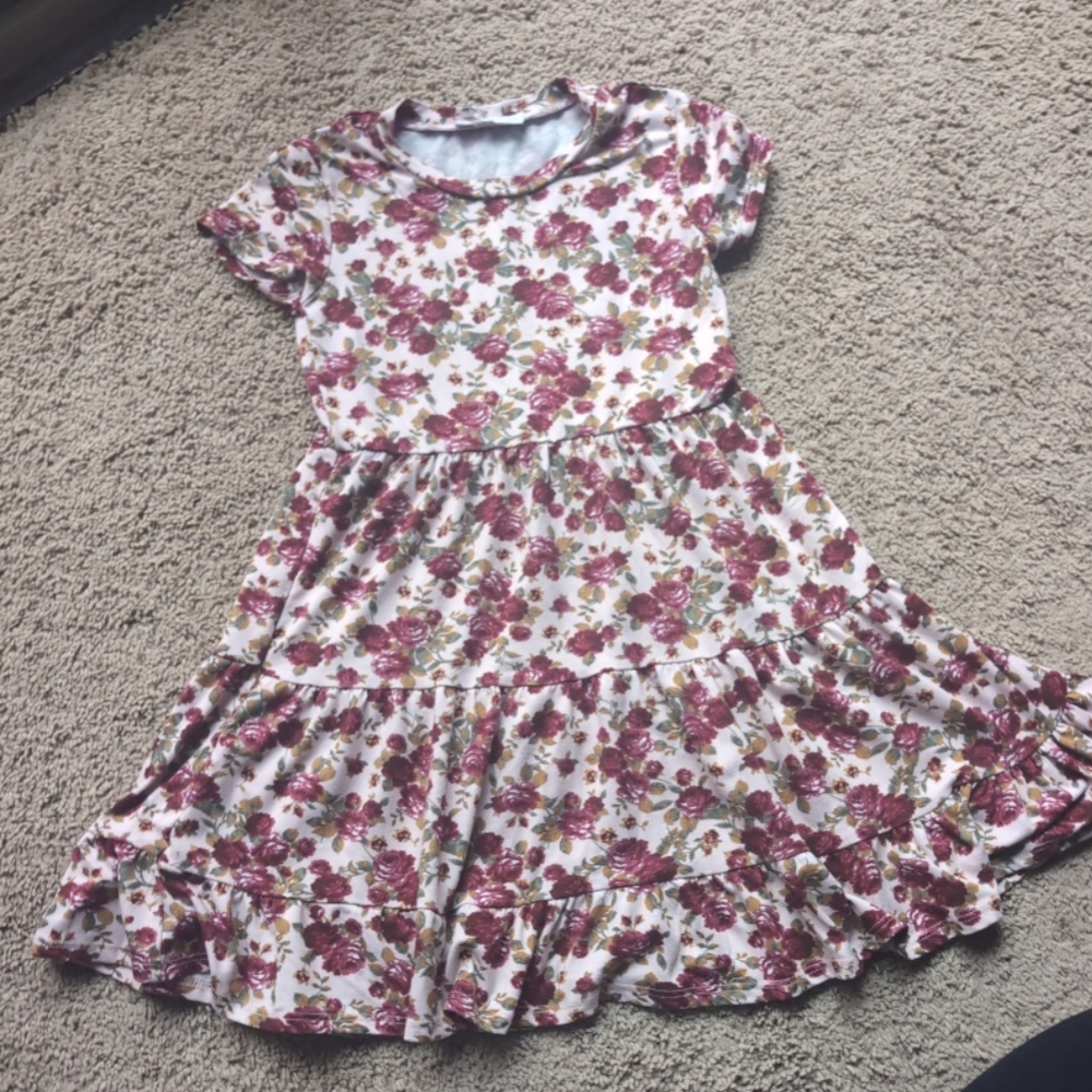 Knitworks Pink Floral Casual Dress